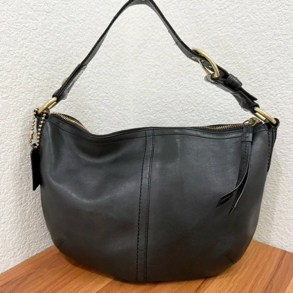Coach | Bags | Vintage Y2k Coach F1838 Black Soft Pebbled